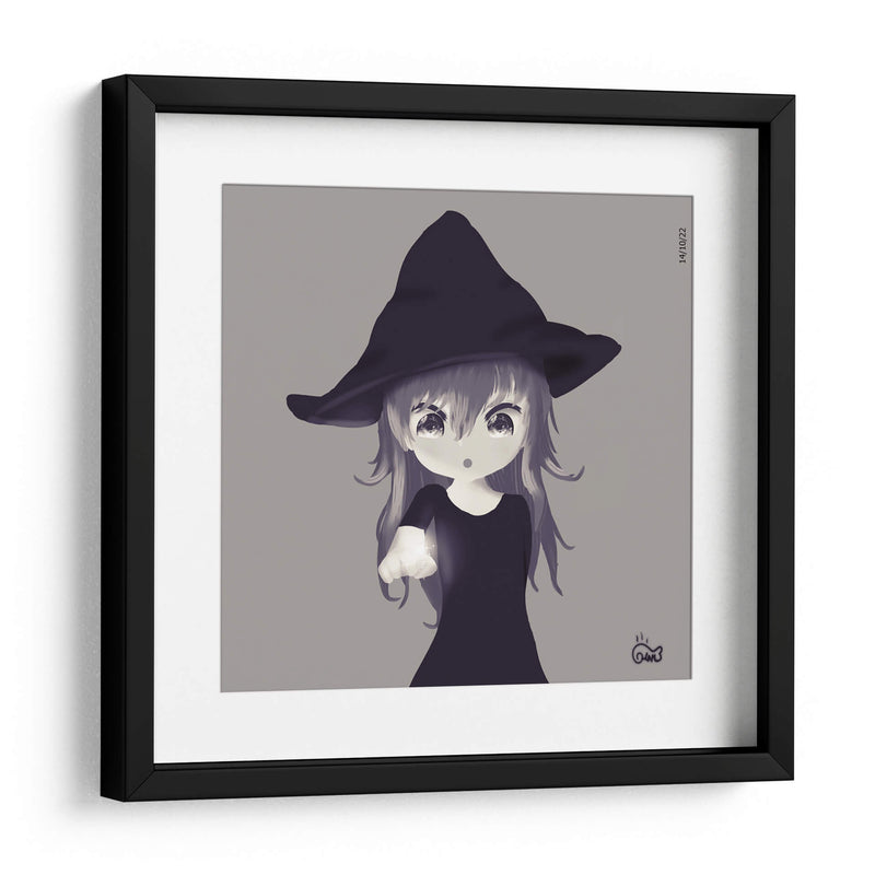 Bruja Chibita - Ham Hams! | Cuadro decorativo de Canvas Lab