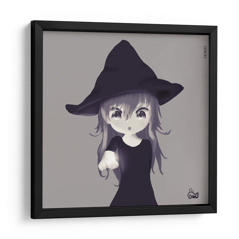 Bruja Chibita - Ham Hams! | Cuadro decorativo de Canvas Lab