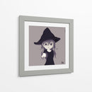 Bruja Chibita - Ham Hams! | Cuadro decorativo de Canvas Lab