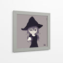 Bruja Chibita - Ham Hams! | Cuadro decorativo de Canvas Lab