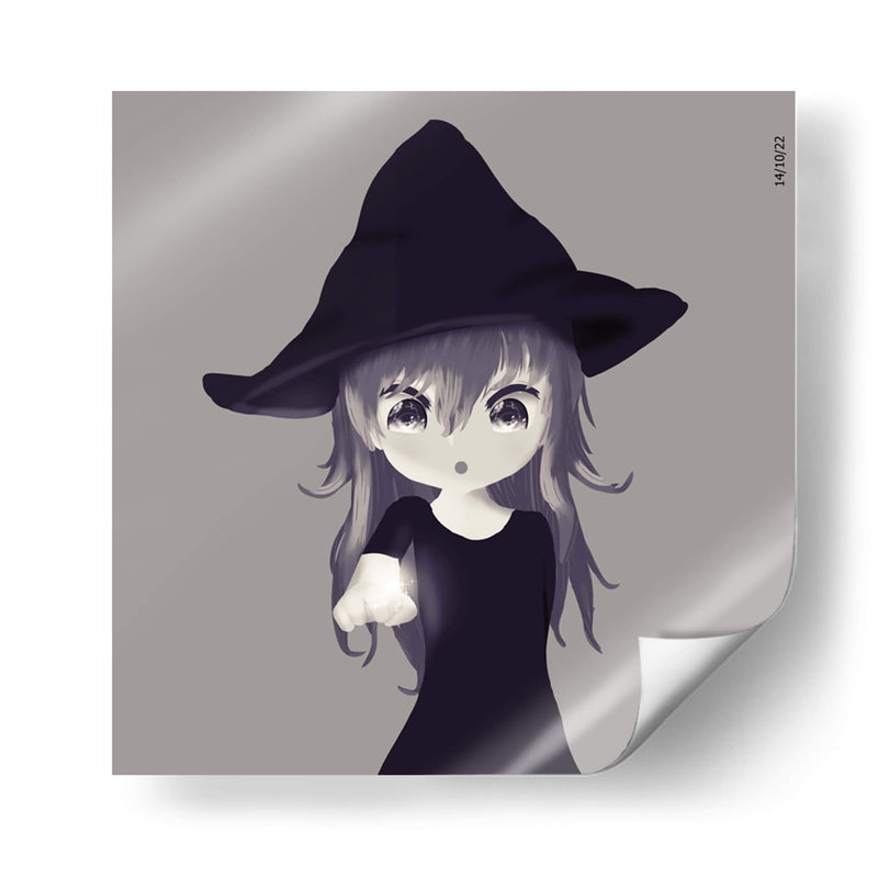 Bruja Chibita - Ham Hams! | Cuadro decorativo de Canvas Lab