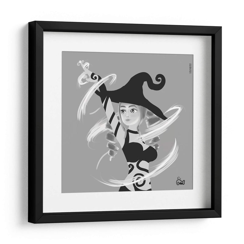 Bruja de viento - Ham Hams! | Cuadro decorativo de Canvas Lab