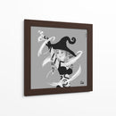 Bruja de viento - Ham Hams! | Cuadro decorativo de Canvas Lab