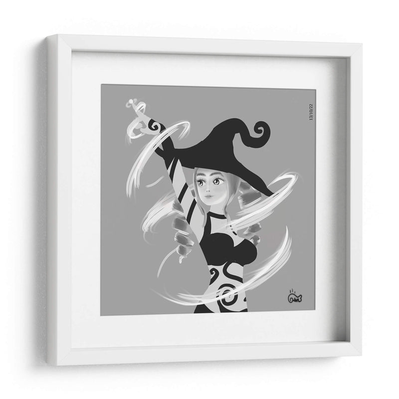 Bruja de viento - Ham Hams! | Cuadro decorativo de Canvas Lab