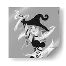 Bruja de viento - Ham Hams! | Cuadro decorativo de Canvas Lab