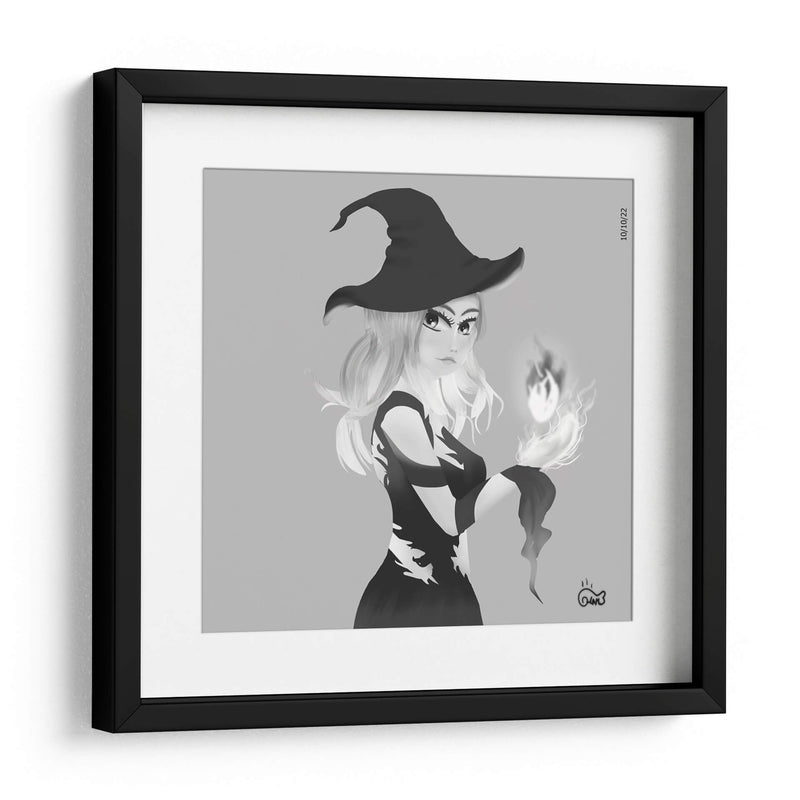 Bruja de fuego - Ham Hams! | Cuadro decorativo de Canvas Lab