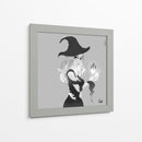 Bruja de fuego - Ham Hams! | Cuadro decorativo de Canvas Lab