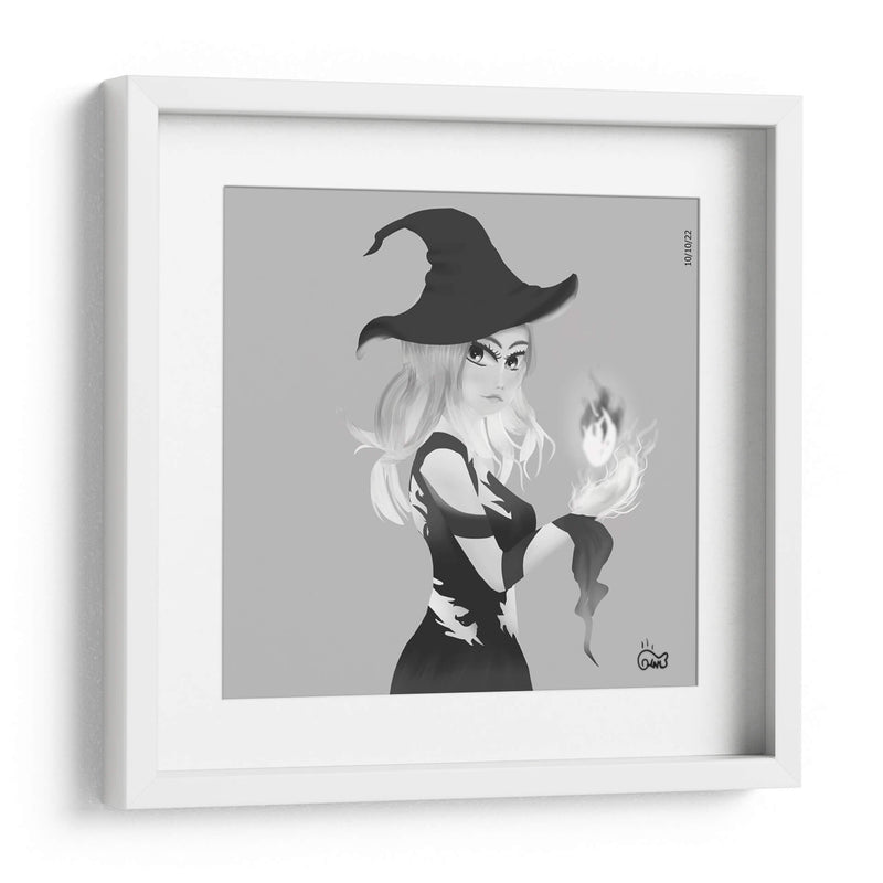 Bruja de fuego - Ham Hams! | Cuadro decorativo de Canvas Lab