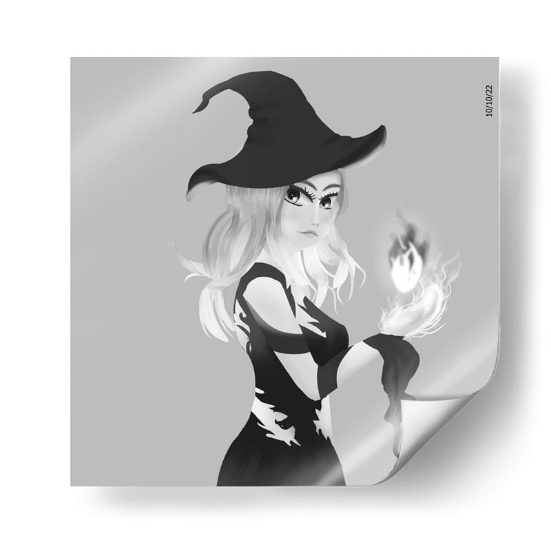 Bruja de fuego - Ham Hams! | Cuadro decorativo de Canvas Lab