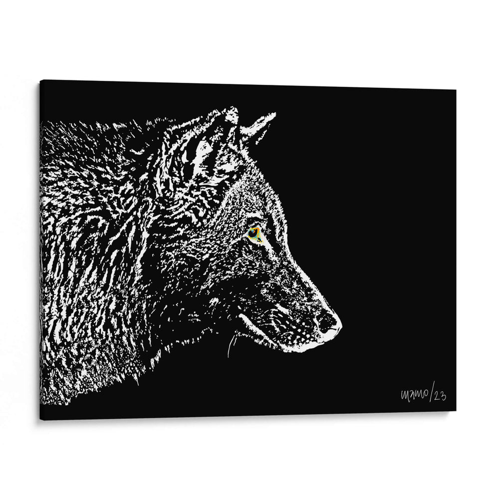 Lobo - Gina Villalobos | Cuadro decorativo de Canvas Lab