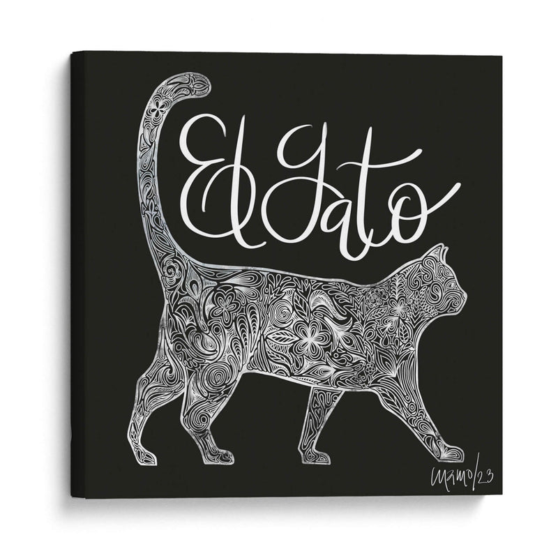 El Gato - Gina Villalobos | Cuadro decorativo de Canvas Lab