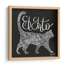 El Gato - Gina Villalobos | Cuadro decorativo de Canvas Lab
