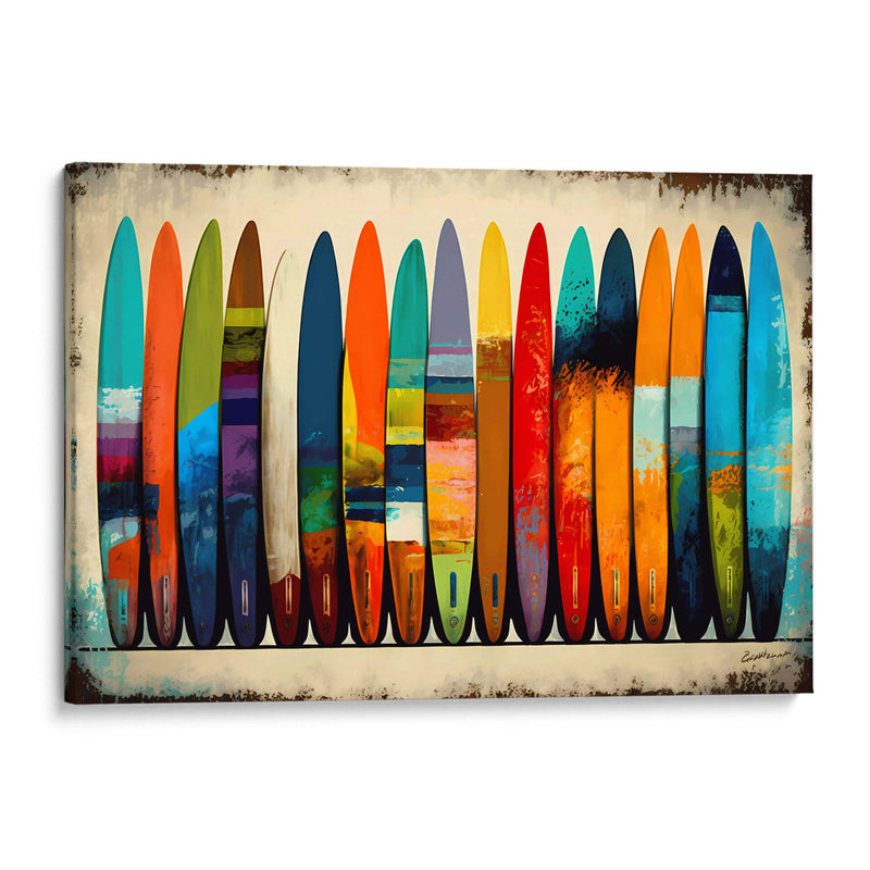 Tablas de surf 1 - Dominico Zafri | Cuadro decorativo de Canvas Lab