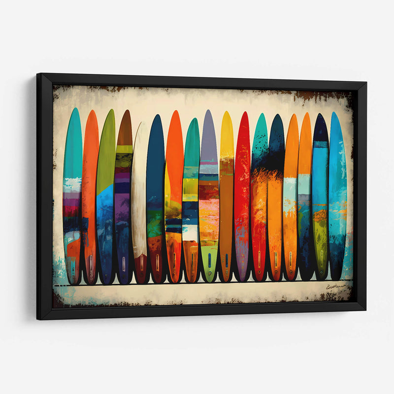 Tablas de surf 1 - Dominico Zafri | Cuadro decorativo de Canvas Lab