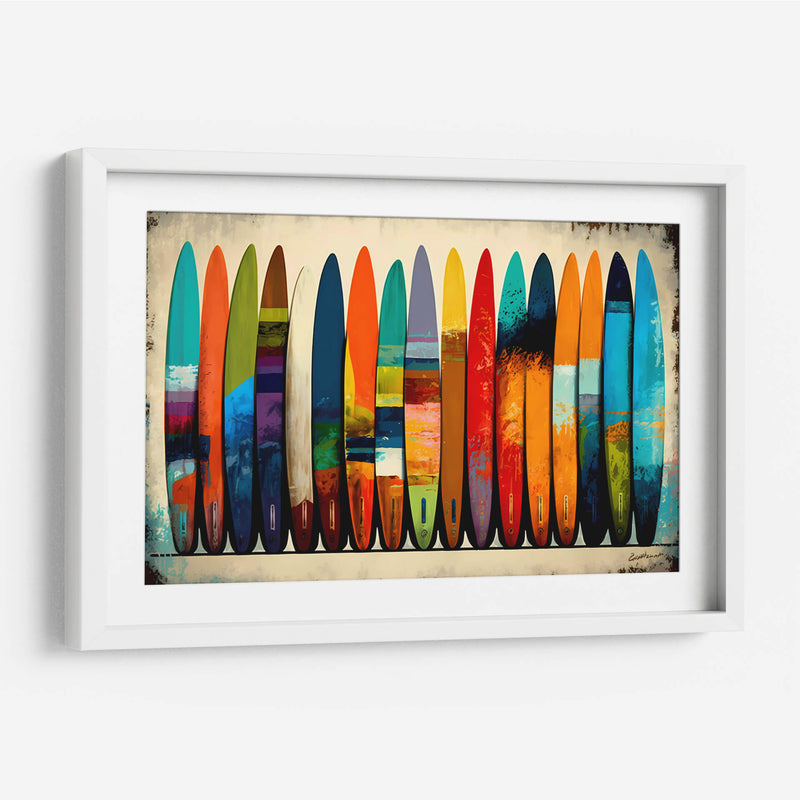 Tablas de surf 1 - Dominico Zafri | Cuadro decorativo de Canvas Lab