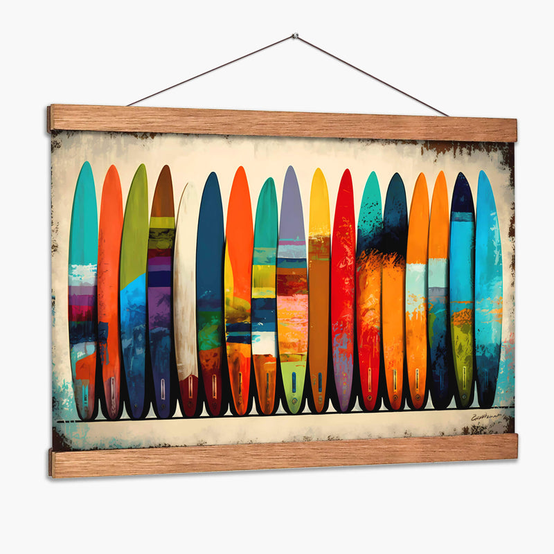 Tablas de surf 1 - Dominico Zafri | Cuadro decorativo de Canvas Lab