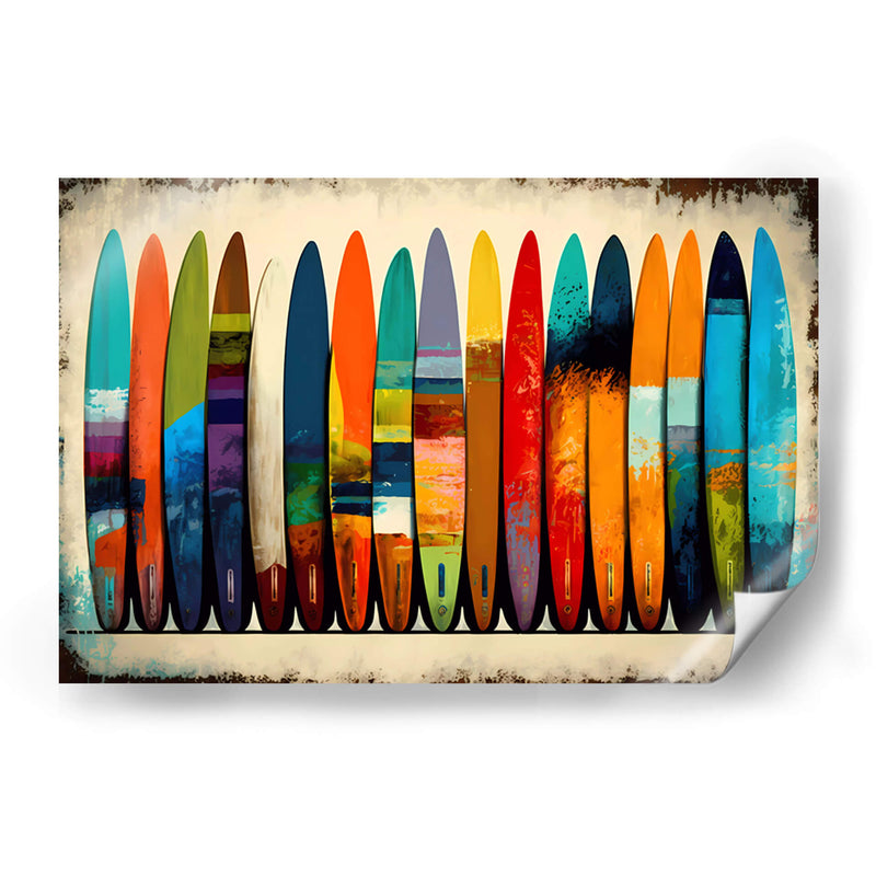 Tablas de surf 1 - Dominico Zafri | Cuadro decorativo de Canvas Lab