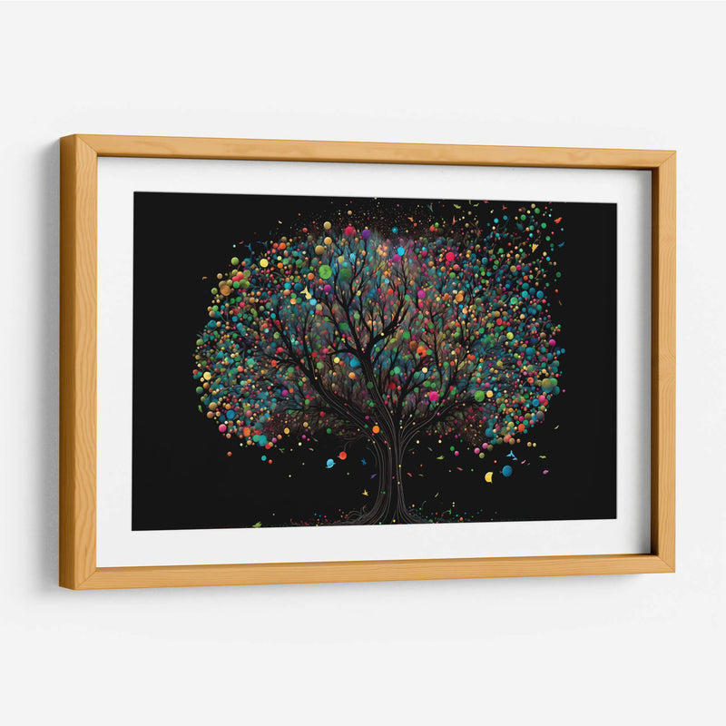 Árbol de colores II - Dominico Zafri | Cuadro decorativo de Canvas Lab