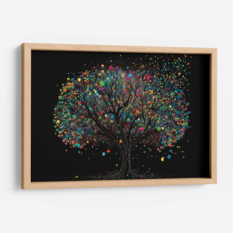 Árbol de colores II - Dominico Zafri | Cuadro decorativo de Canvas Lab