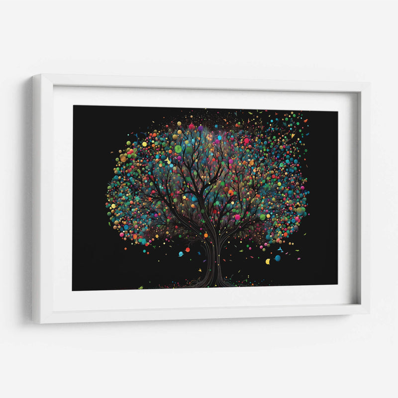 Árbol de colores II - Dominico Zafri | Cuadro decorativo de Canvas Lab