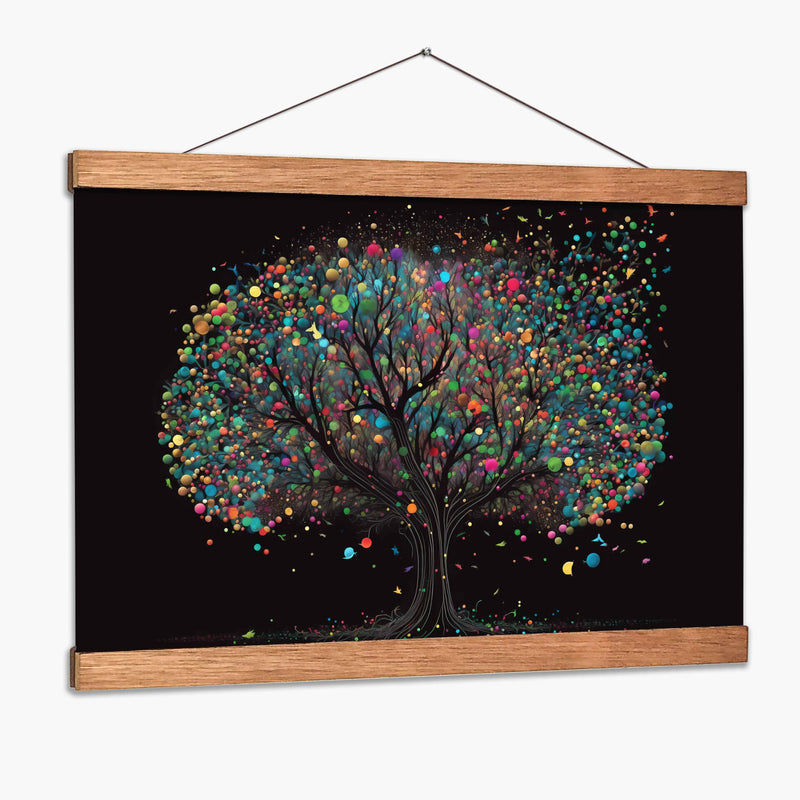 Árbol de colores II - Dominico Zafri | Cuadro decorativo de Canvas Lab