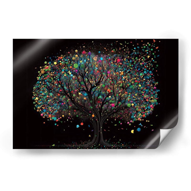 Árbol de colores II - Dominico Zafri | Cuadro decorativo de Canvas Lab