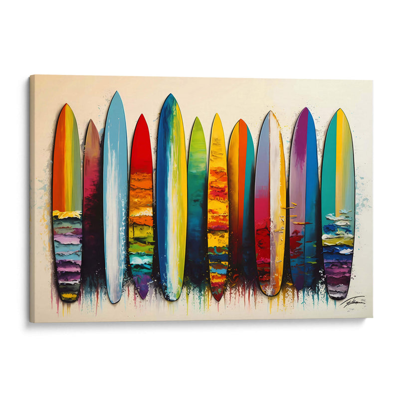 Tablas de surf 4 - Dominico Zafri | Cuadro decorativo de Canvas Lab