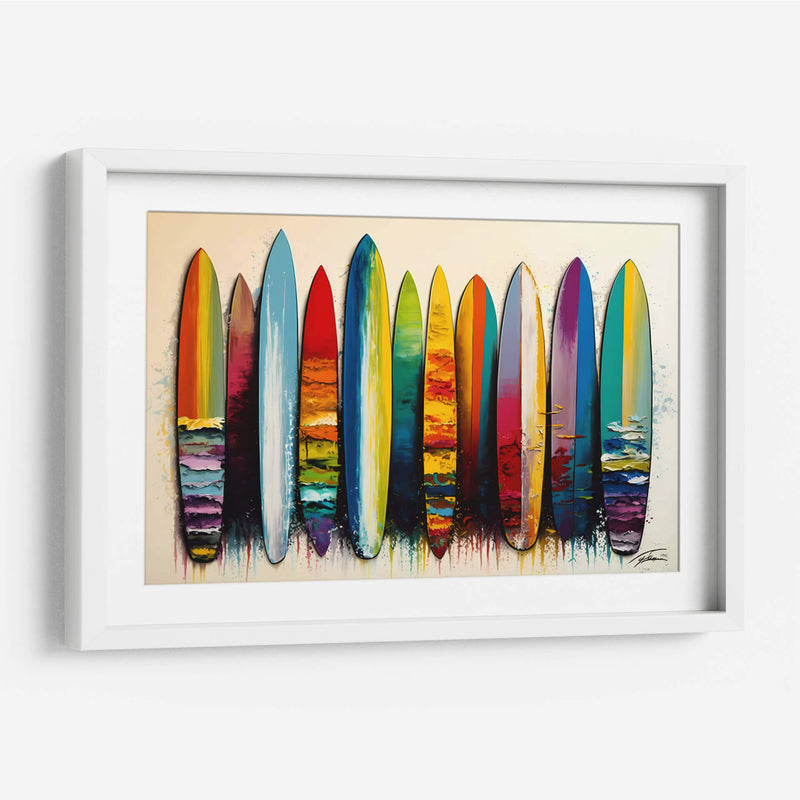 Tablas de surf 4 - Dominico Zafri | Cuadro decorativo de Canvas Lab