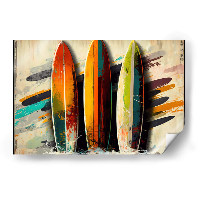 Tablas de surf 3 - Dominico Zafri | Cuadro decorativo de Canvas Lab