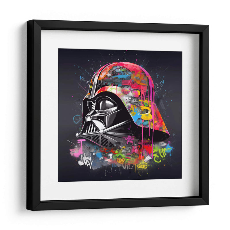 Neon Graffiti Vader - Dominico Zafri | Cuadro decorativo de Canvas Lab