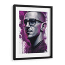 Chester Bennington Splash - Vicky Hanggara | Cuadro decorativo de Canvas Lab