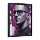 Chester Bennington Splash - Vicky Hanggara | Cuadro decorativo de Canvas Lab