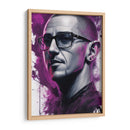 Chester Bennington Splash - Vicky Hanggara | Cuadro decorativo de Canvas Lab