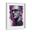 Chester Bennington Splash - Vicky Hanggara | Cuadro decorativo de Canvas Lab