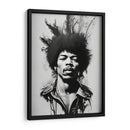 Jimi Black Splash - Vicky Hanggara | Cuadro decorativo de Canvas Lab