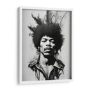 Jimi Black Splash - Vicky Hanggara | Cuadro decorativo de Canvas Lab