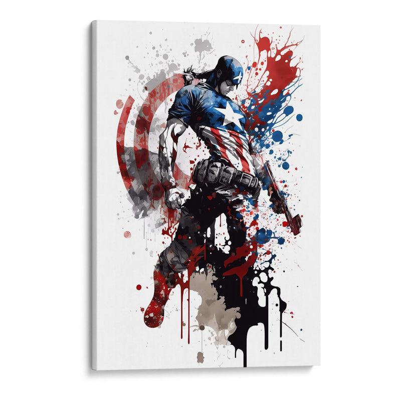 Capitan America - Anna TP | Cuadro decorativo de Canvas Lab