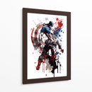 Capitan America - Anna TP | Cuadro decorativo de Canvas Lab