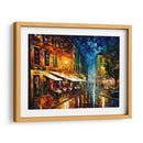 Terraza de café por la noche - LA Style | Cuadro decorativo de Canvas Lab