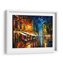 Terraza de café por la noche - LA Style | Cuadro decorativo de Canvas Lab