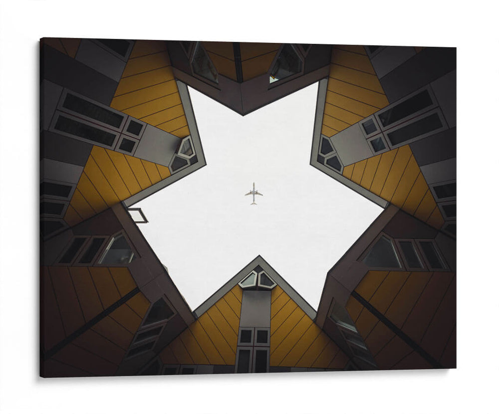 Vuelo geométrico | Cuadro decorativo de Canvas Lab