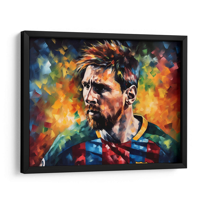 Lionel Messi - LA Style | Cuadro decorativo de Canvas Lab