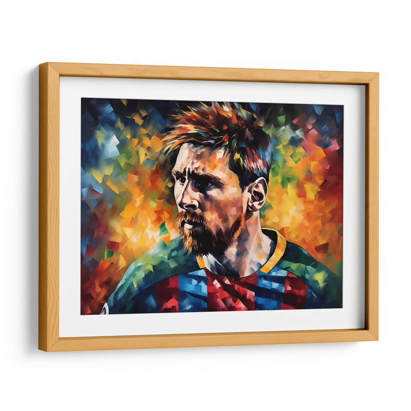 Lionel Messi - LA Style | Cuadro decorativo de Canvas Lab