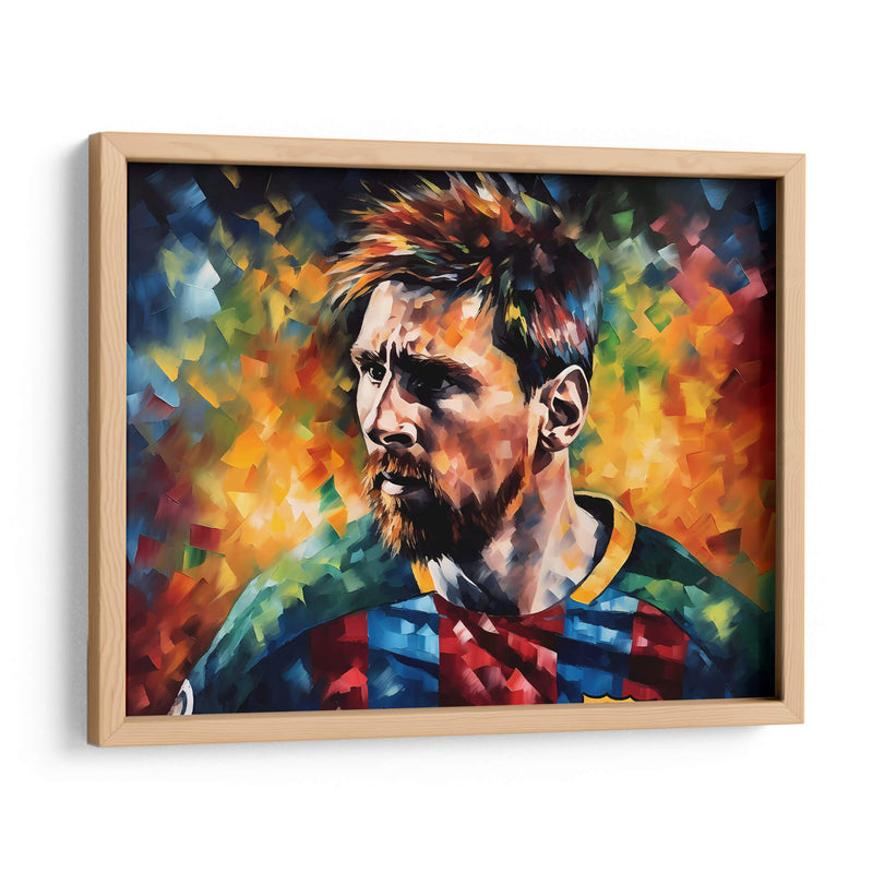 Lionel Messi - LA Style | Cuadro decorativo de Canvas Lab