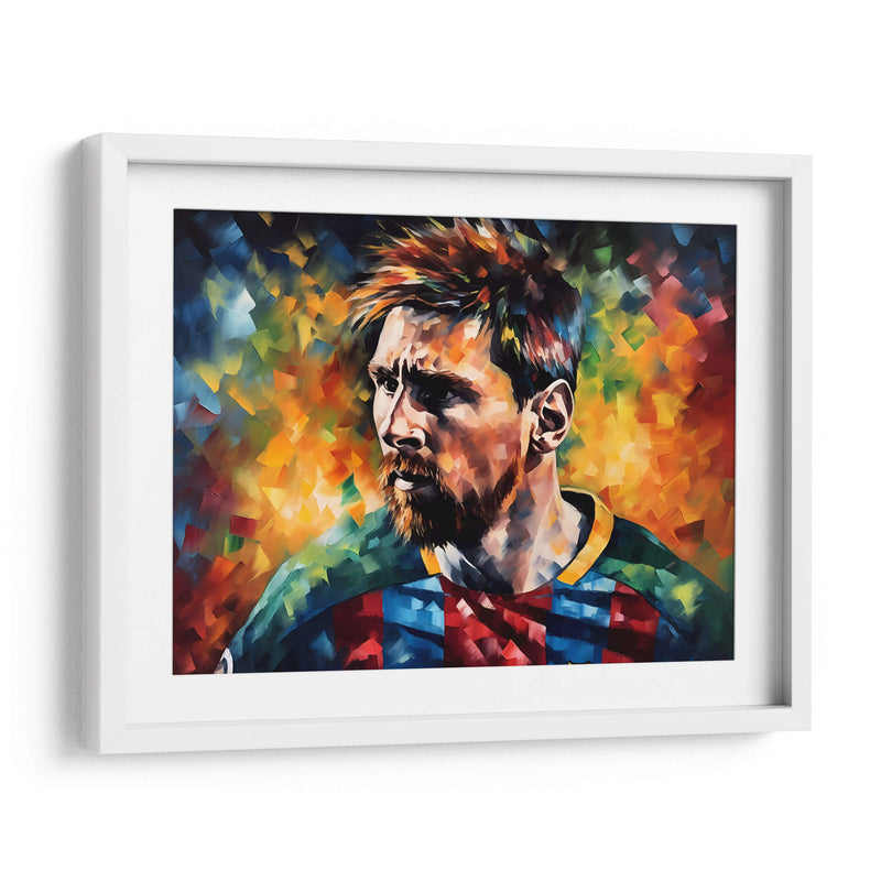 Lionel Messi - LA Style | Cuadro decorativo de Canvas Lab