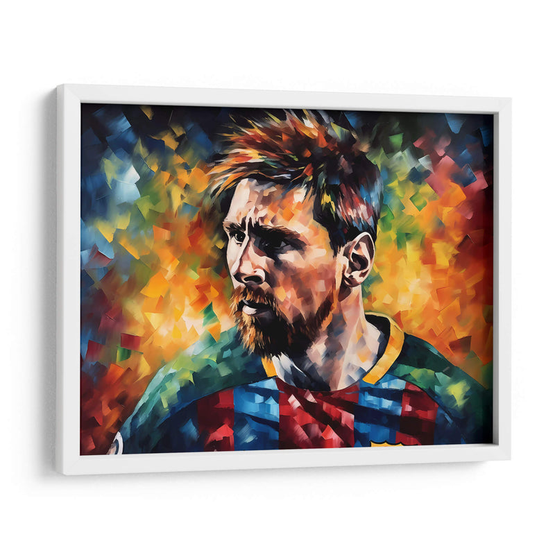 Lionel Messi - LA Style | Cuadro decorativo de Canvas Lab