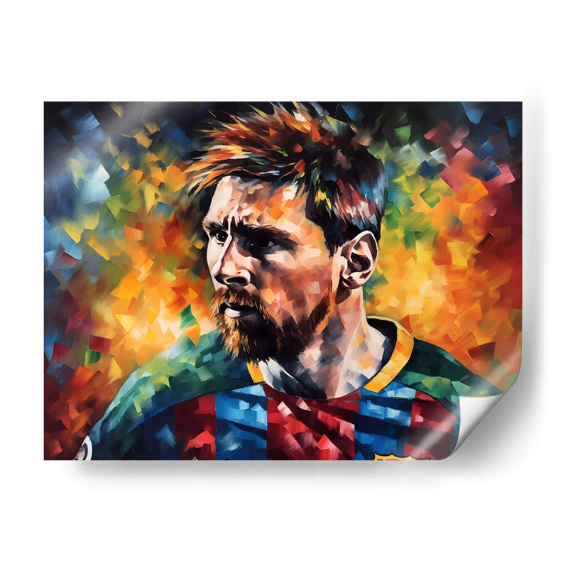 Lionel Messi - LA Style | Cuadro decorativo de Canvas Lab
