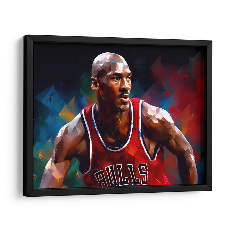 Michael Jordan Focus - LA Style | Cuadro decorativo de Canvas Lab