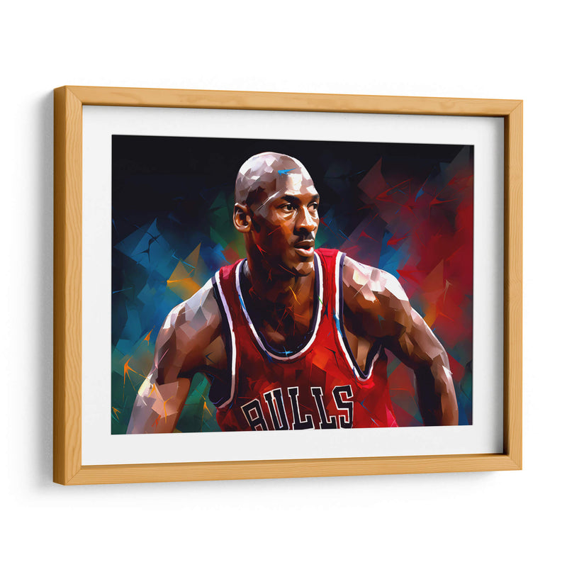 Michael Jordan Focus - LA Style | Cuadro decorativo de Canvas Lab