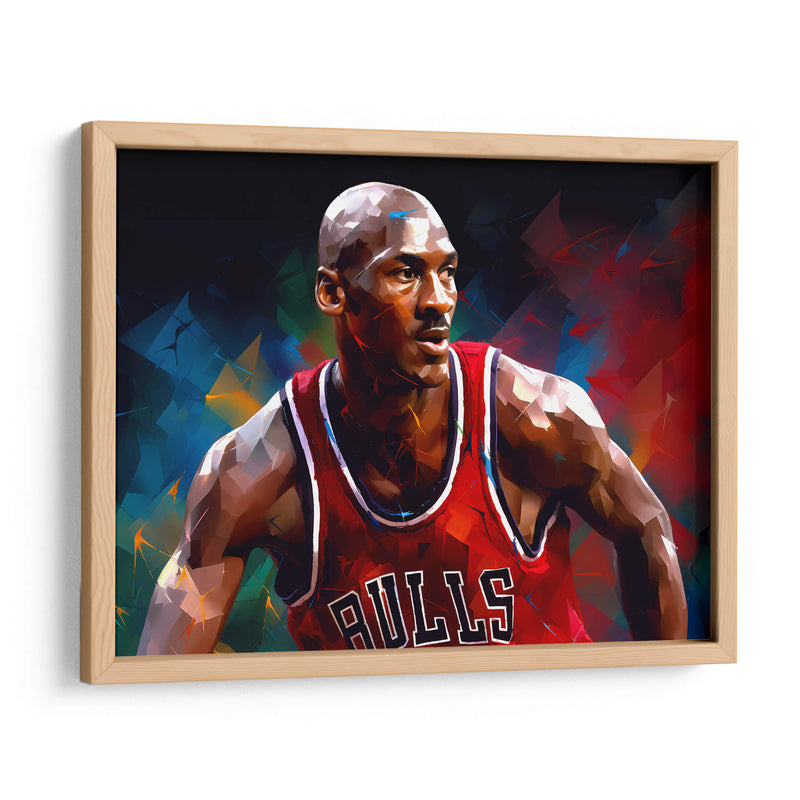 Michael Jordan Focus - LA Style | Cuadro decorativo de Canvas Lab